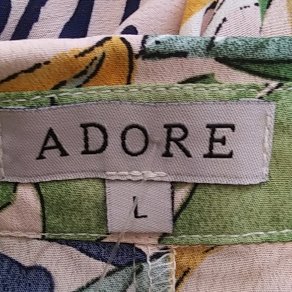 Adore Size L Tropical Dress. - Picture 5 of 7